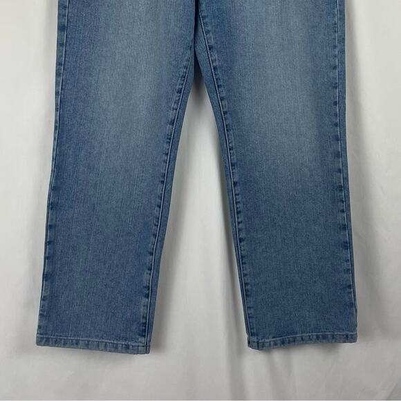 Tommy Hilfiger Boyfriend Mid Rise Straight Leg Blue Jeans Size 33 - Picture 3 of 10